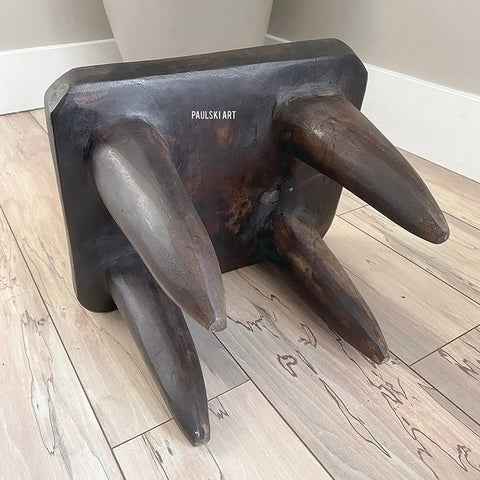 Antique african senufo stool