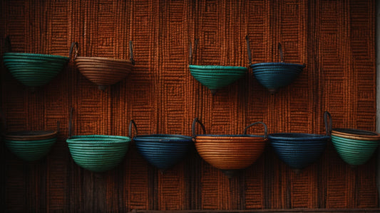 Woven Wonders: Exploring the Artistry of African Wall Baskets