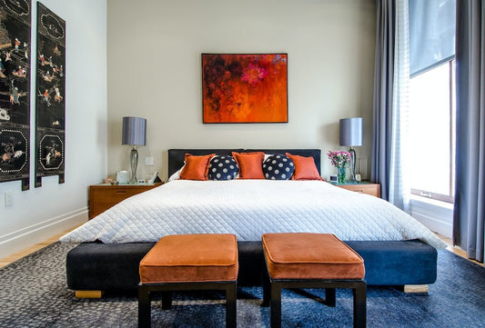 African-Inspired Bedroom Design: Serenity Meets Cultural Richness - Paulski Art 