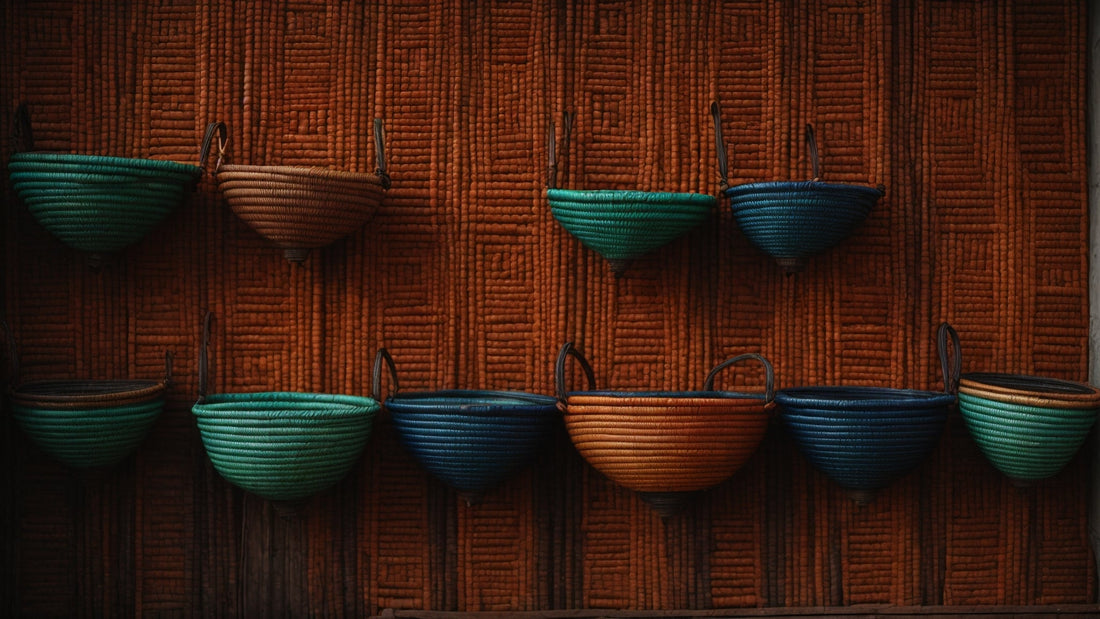Woven Wonders: Exploring the Artistry of African Wall Baskets - Paulski Art 