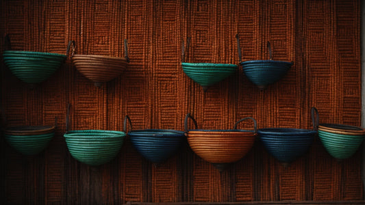 Woven Wonders: Exploring the Artistry of African Wall Baskets - Paulski Art 
