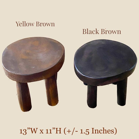13”W x 10”H Lobi Stool - Paulski Art