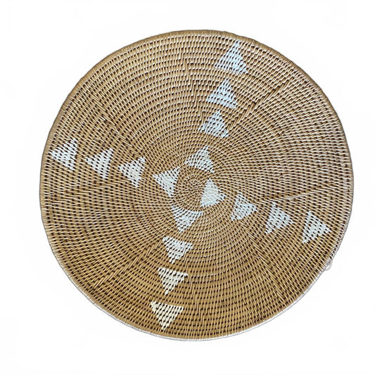 18" Painted Makenge Basket - Paulski Art