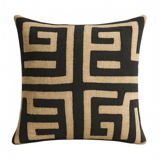 20"x20" African Kuba Pillow Cover - Paulski Art