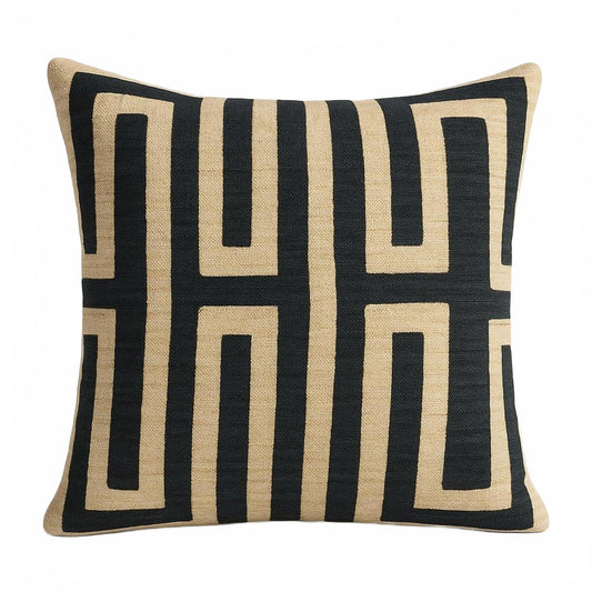 20"x20" African Kuba Pillow Cover - Paulski Art