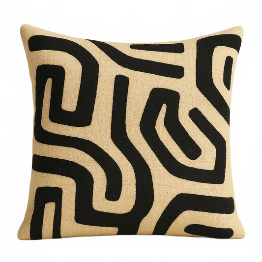 20"x20" African Kuba Pillow Cover - Paulski Art