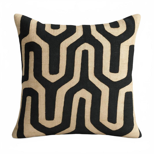 20"x20" African Kuba Pillow Cover - Paulski Art