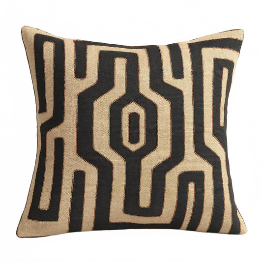 20"x20" African Kuba Pillow Cover - Paulski Art