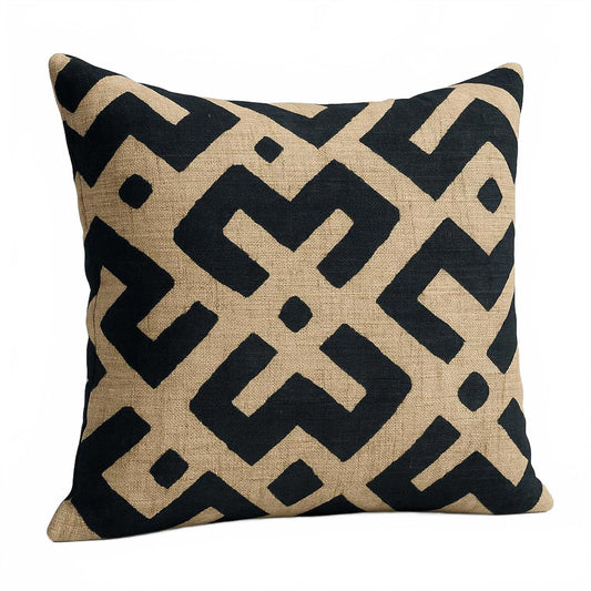 20"x20" African Kuba Pillow Cover - Paulski Art