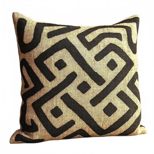 20"x20" African Kuba Pillow Cover - Paulski Art