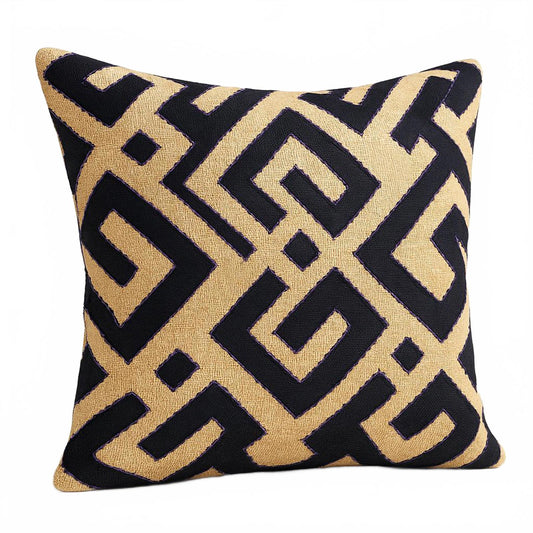 20"x20" African Kuba Pillow Cover - Paulski Art
