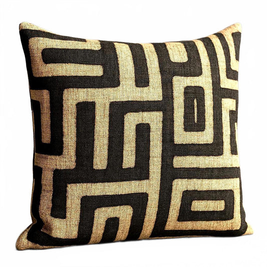 20"x20" African Kuba Pillow Cover - Paulski Art