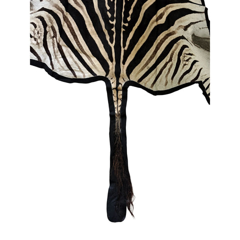 Felted A Grade Zebra Hide Rug #2