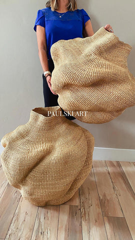 XXL Handmade African Wave Basket