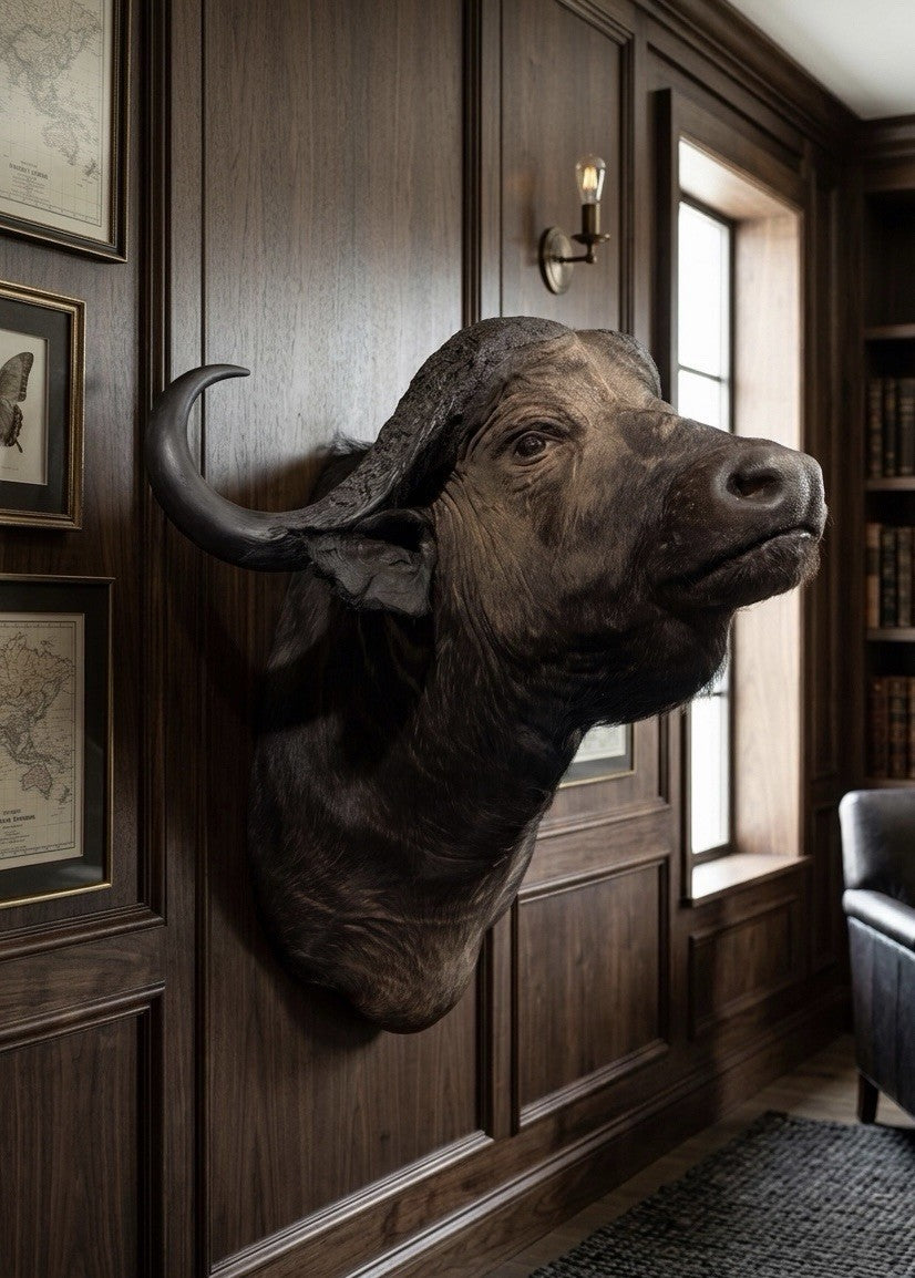 African Cape Buffalo - Shoulder Taxidermy Mount