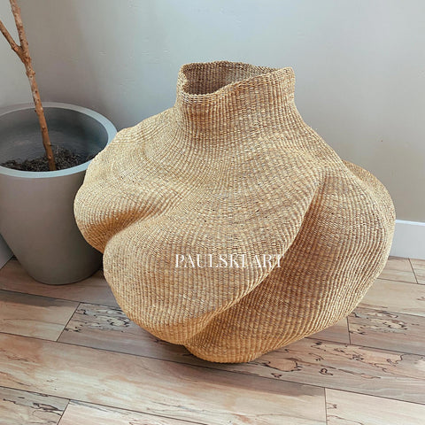 XXL Handmade African Wave Basket