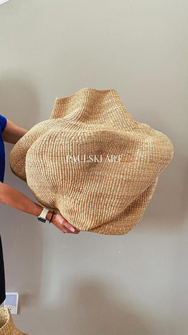 African bolga wave basket