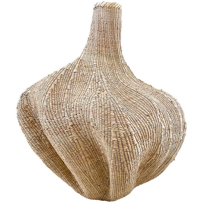 Large Garlic Gourd - African Floor Basket
