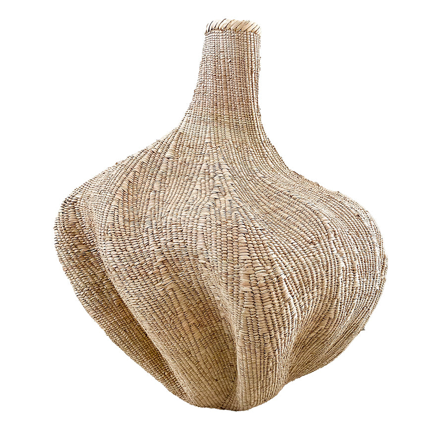 XL Garlic Gourd - African Floor Basket
