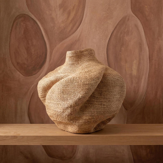 African bolga wave basket
