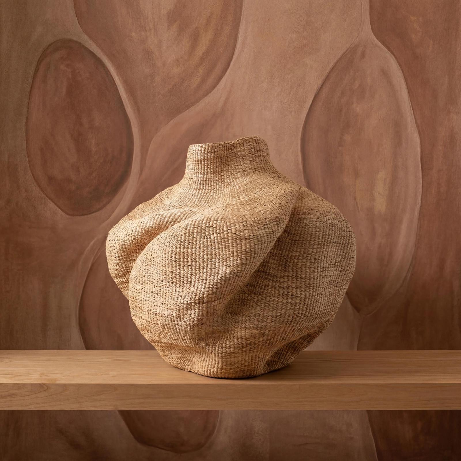XXL Handmade African Wave Basket
