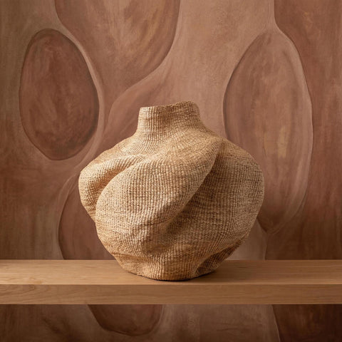 African bolga wave basket