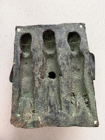 African Benin Bronze Plaque - Paulski Art