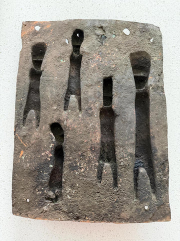 African Benin Bronze Plaque - Paulski Art
