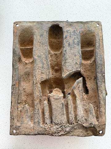 African Benin Bronze Plaque - Paulski Art