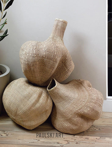 African Garlic Gourd Basket - Paulski Art
