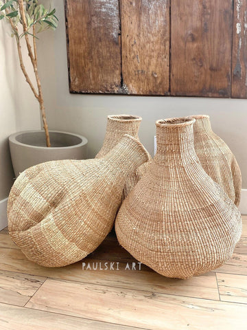 African Garlic Gourd Basket - Paulski Art
