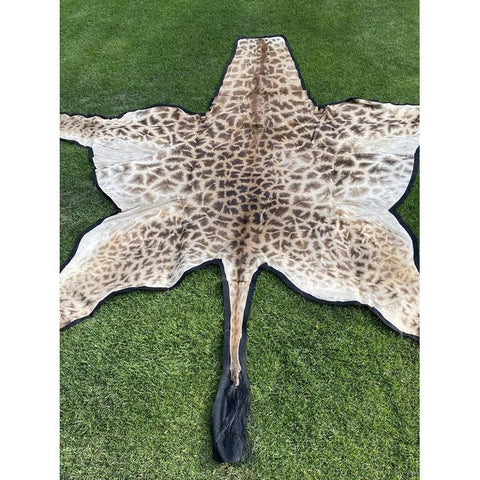 African Giraffe Skin Rug - Paulski Art
