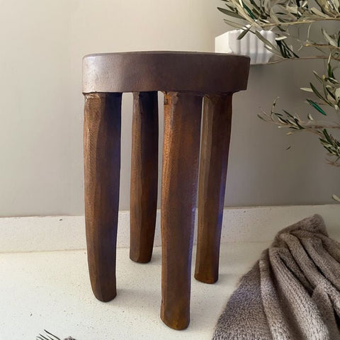 Antique African Lobi Stool (LRG) - Paulski Art