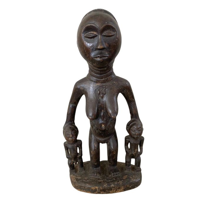 Antique African Luba Baluba Figurine