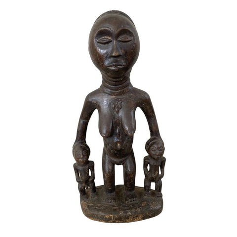 Antique African Luba Baluba Figurine - Paulski Art