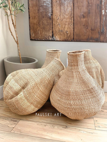 African Garlic Gourd Basket