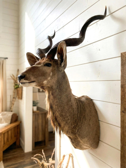 Greater Kudu Taxidermy Mount - Paulski Art