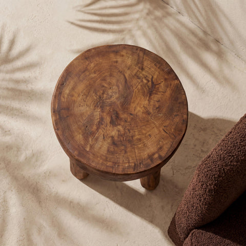 13”W x 10”H Lobi Stool | Senufo Stool | African Stool | African Furniture | Vintage Stool | Side Stool | Wood Stool | Antique Stool