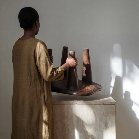XXL 2FT African Senufo Stool