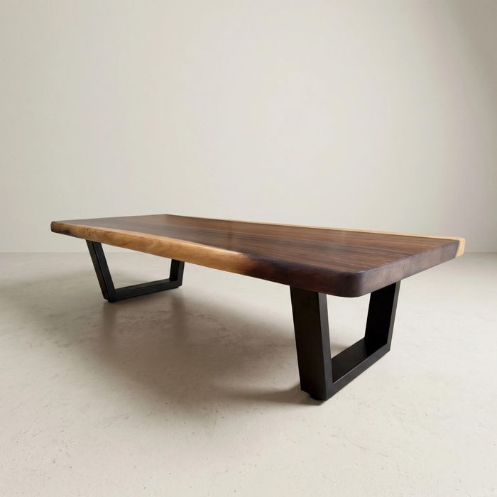 Live Edge Coffee Table - 20x50 Inches LE215