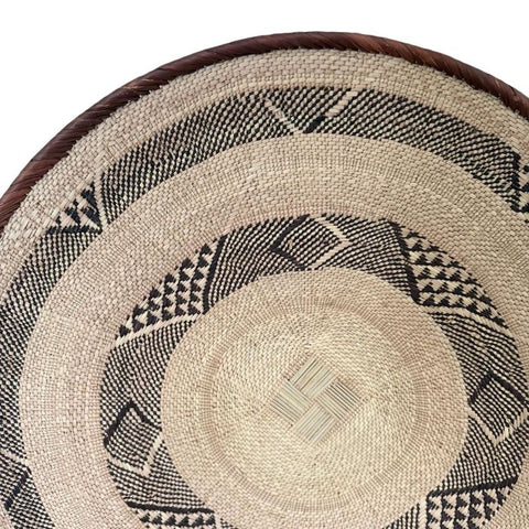 27-28 Inch African Wall Basket | Tonga Basket | African Wall Baskets | Wabisabi Basket | Woven Basket | Wall Basket | African Décor