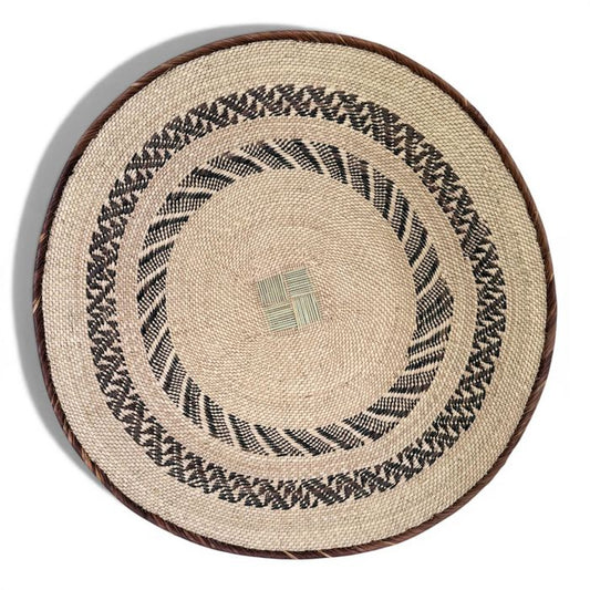 27-28 Inch African Wall Basket | Tonga Basket | African Wall Baskets | Wabisabi Basket | Woven Basket | Wall Basket | African Décor