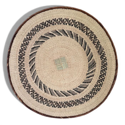 27-28 Inch African Wall Basket | Tonga Basket | African Wall Baskets | Wabisabi Basket | Woven Basket | Wall Basket | African Décor