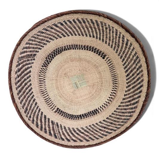 27-28 Inch African Wall Basket | Tonga Basket | African Wall Baskets | Wabisabi Basket | Woven Basket | Wall Basket | African Décor