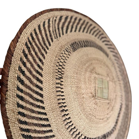 27-28 Inch African Wall Basket | Tonga Basket | African Wall Baskets | Wabisabi Basket | Woven Basket | Wall Basket | African Décor
