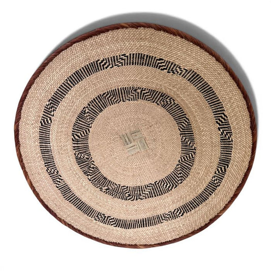 26 Inch African Wall Basket | Tonga Basket | African Wall Baskets | Wabisabi Basket | Woven Basket | Wall Basket | African Décor