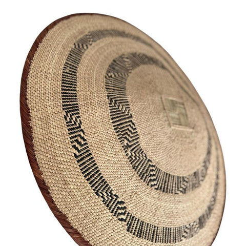 26 Inch African Wall Basket | Tonga Basket | African Wall Baskets | Wabisabi Basket | Woven Basket | Wall Basket | African Décor