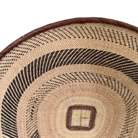 26 Inch African Wall Basket | Tonga Basket | African Wall Baskets | Wabisabi Basket | Woven Basket | Wall Basket | African Décor