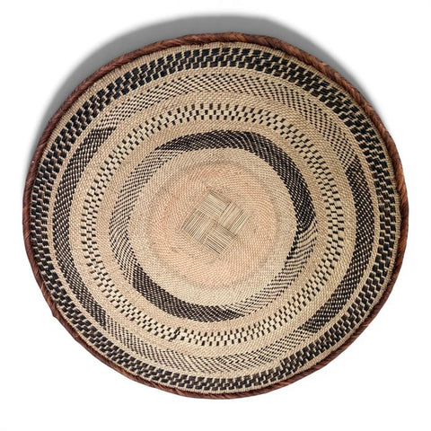 26 Inch African Wall Basket | Tonga Basket | African Wall Baskets | Wabisabi Basket | Woven Basket | Wall Basket | African Décor