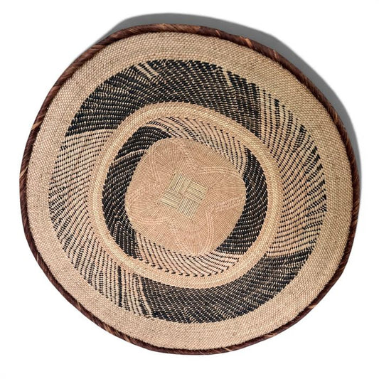 26 Inch African Wall Basket | Tonga Basket | African Wall Baskets | Wabisabi Basket | Woven Basket | Wall Basket | African Décor